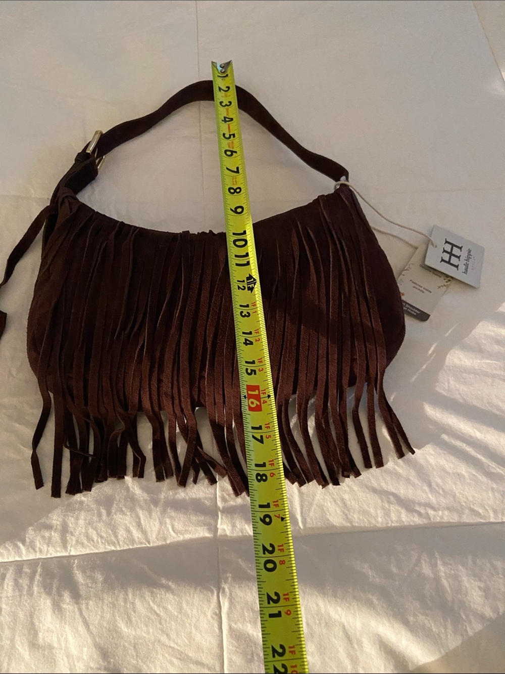 🤎Brown Suede Fringe Shoulder Bag🤎 - Picture 5 of 11